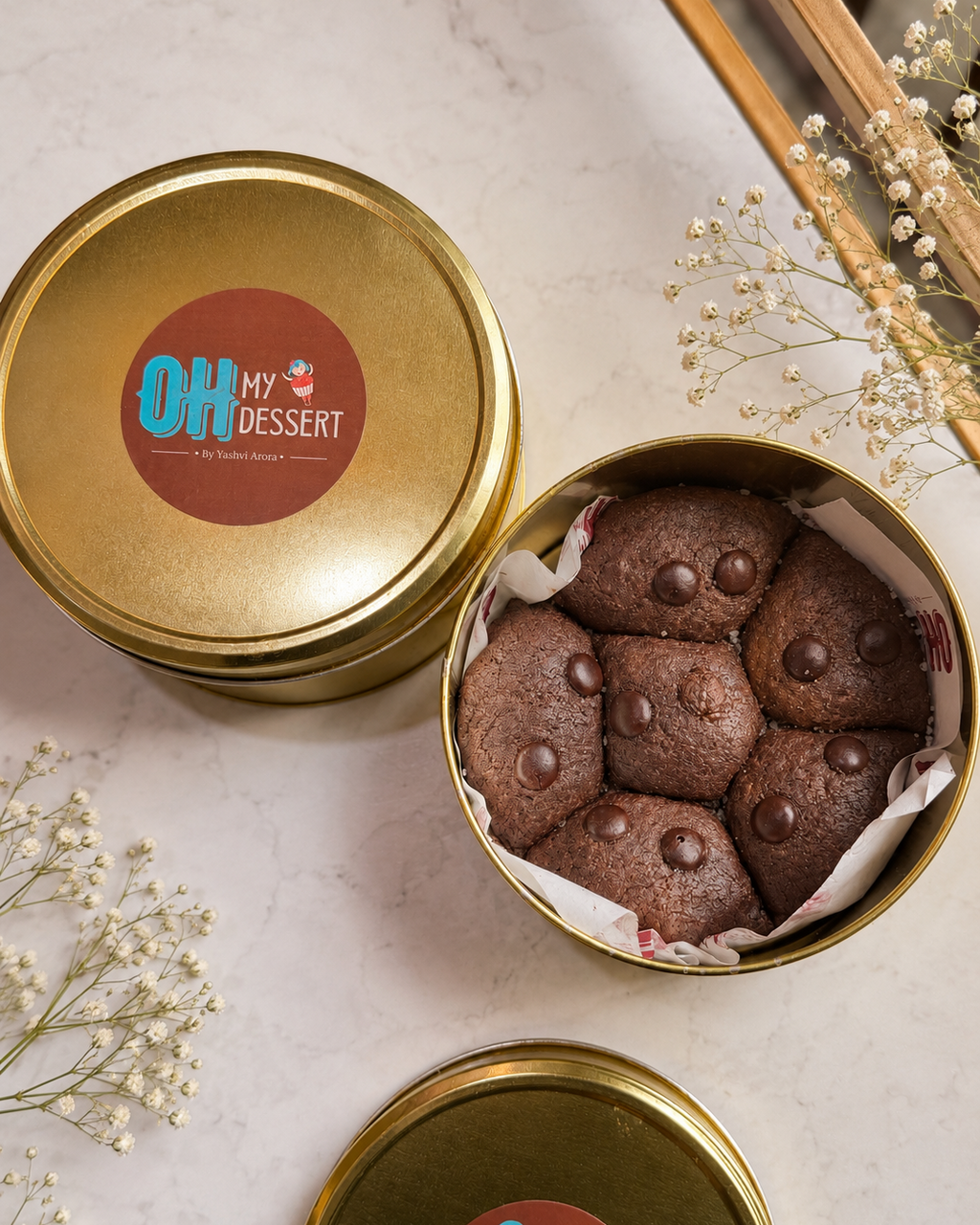 Double Chocolate Cookie Tin