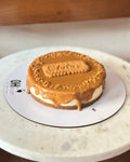 Lotus Biscoff Cheesecake, eggless, freshly baked by Oh! My Dessert in Vikaspuri, West Delhi