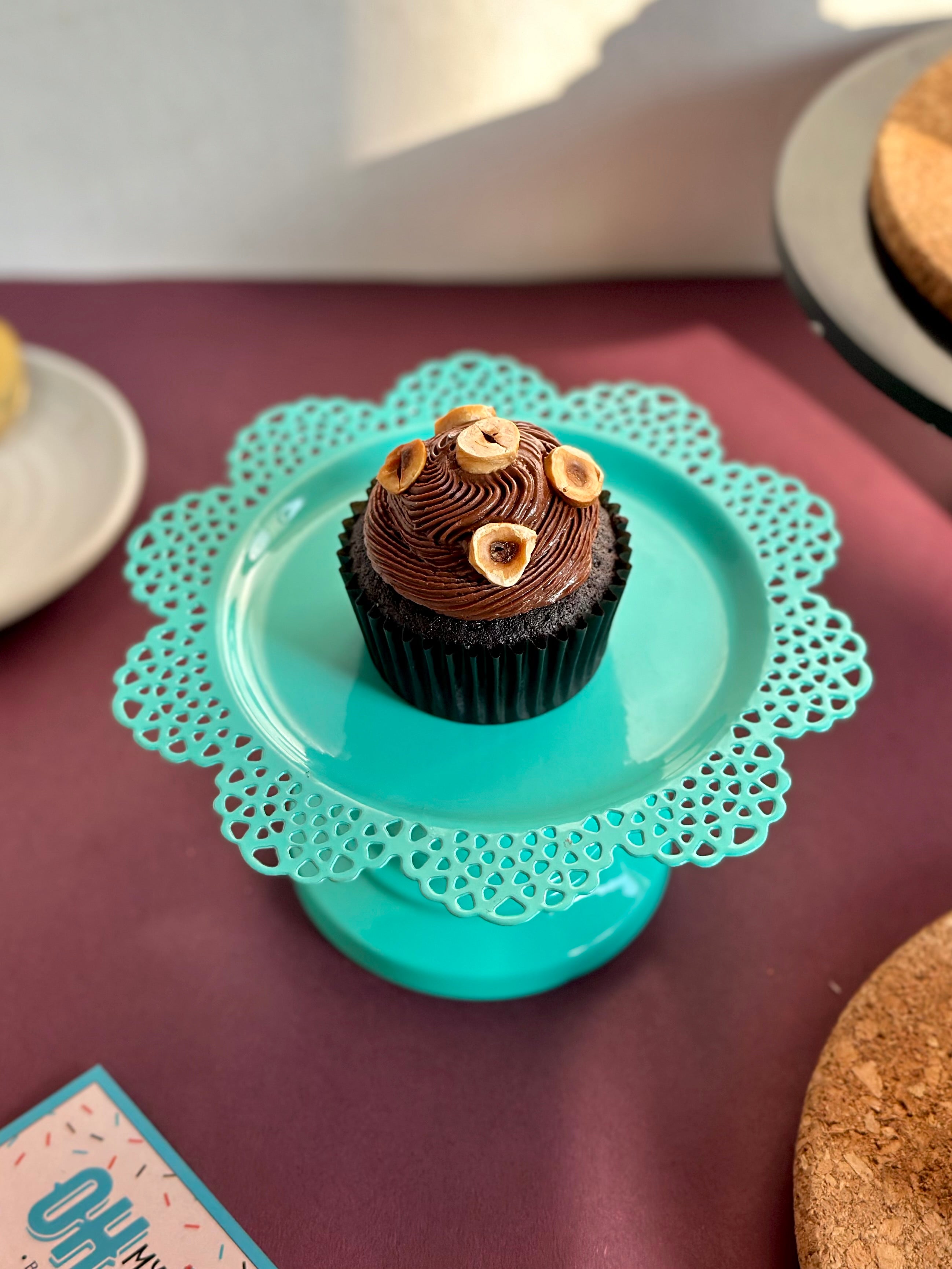 Chocolate Nutella Cupcakes, eggless, freshly baked by Oh! My Dessert in Vikaspuri, West Delhi
