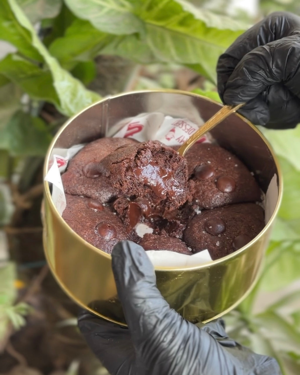 Double Chocolate Cookie Tin