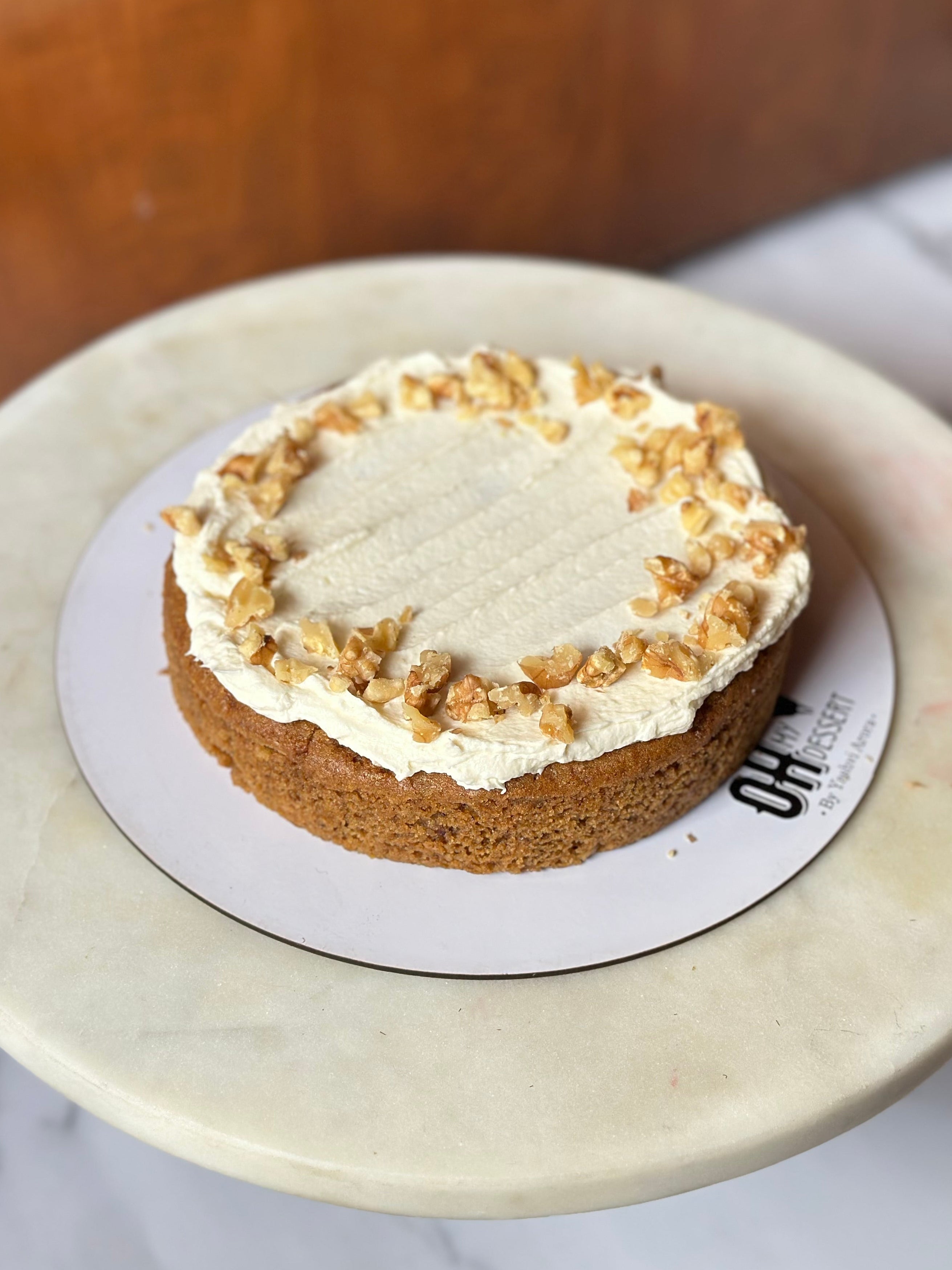 Carrot, Cinnamon & Cream Cheese Tea Cake, eggless, freshly baked by Oh! My Dessert in Vikaspuri, West Delhi
